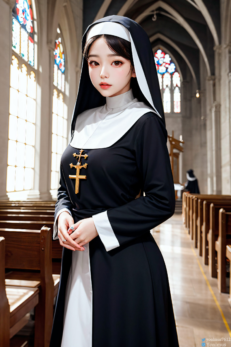 The Fall of the Nun - 貼圖 - AI寫真 -